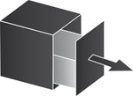 BLANCO Einbaumülleimer Select II 60/4 Orga, 526211, 60cm Schrankbreite, Kunststoff, 2x 15 & 2x 6 Liter