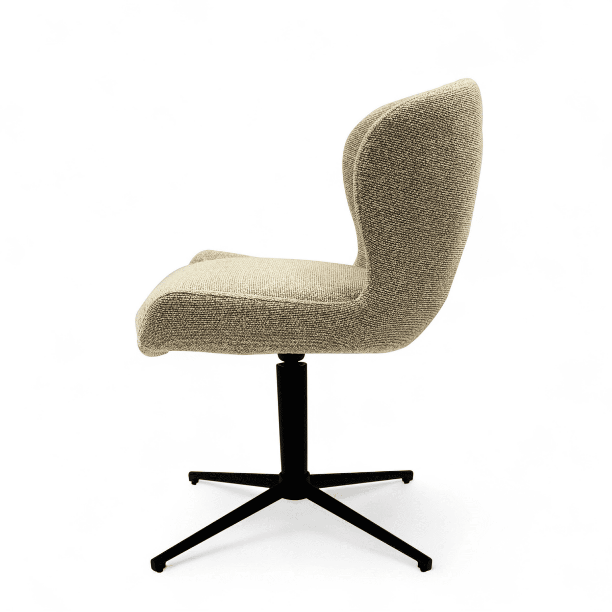 2er Set Esszimmerstühle - Drehbar - Beige