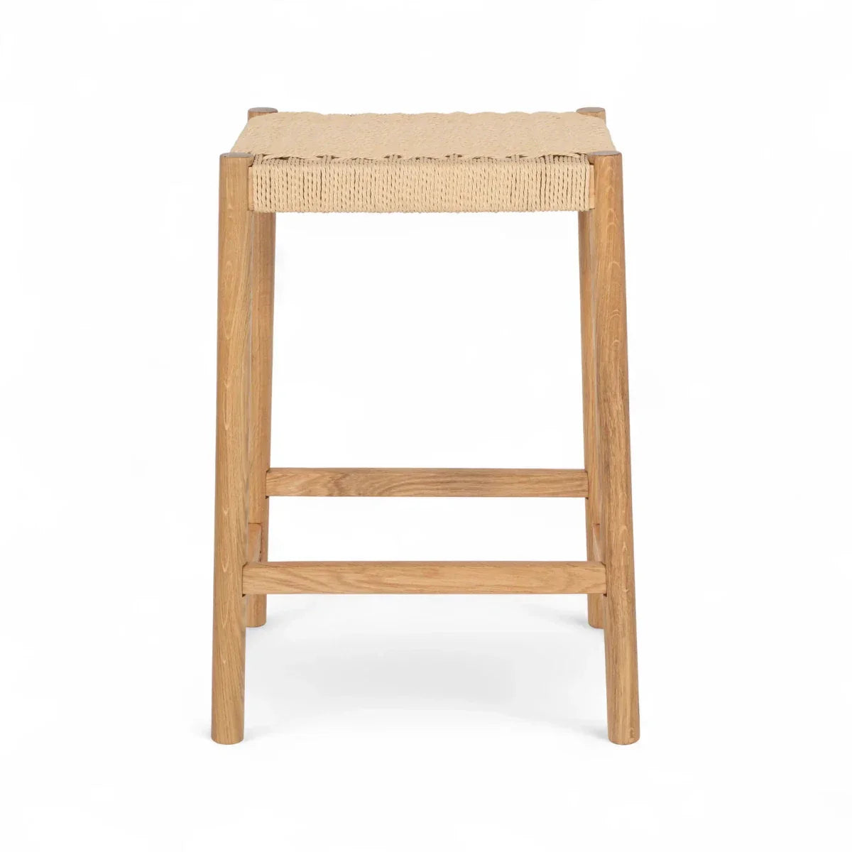 Barhocker Ida mit Geflechtsitz - Wildeiche