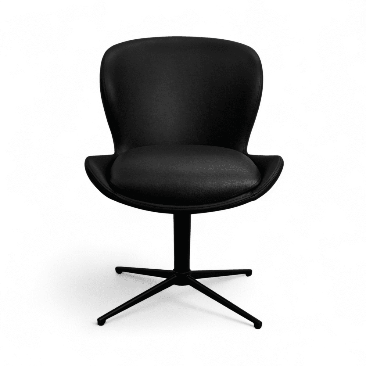 4er Set Esszimmerstühle - Drehbar - Schwarz