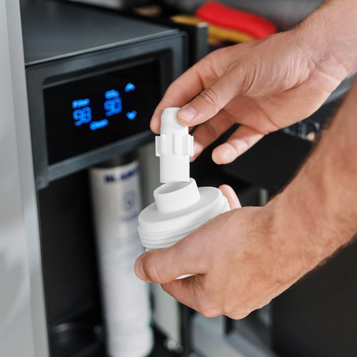 BLANCO BWT EasyCare Tab, Passend zu drink.soda & CHOICE.all & Icona & Evol-S Pro, Für das integrierte Reinigungsprogramm für sauberes & genießbares Trinkwasser