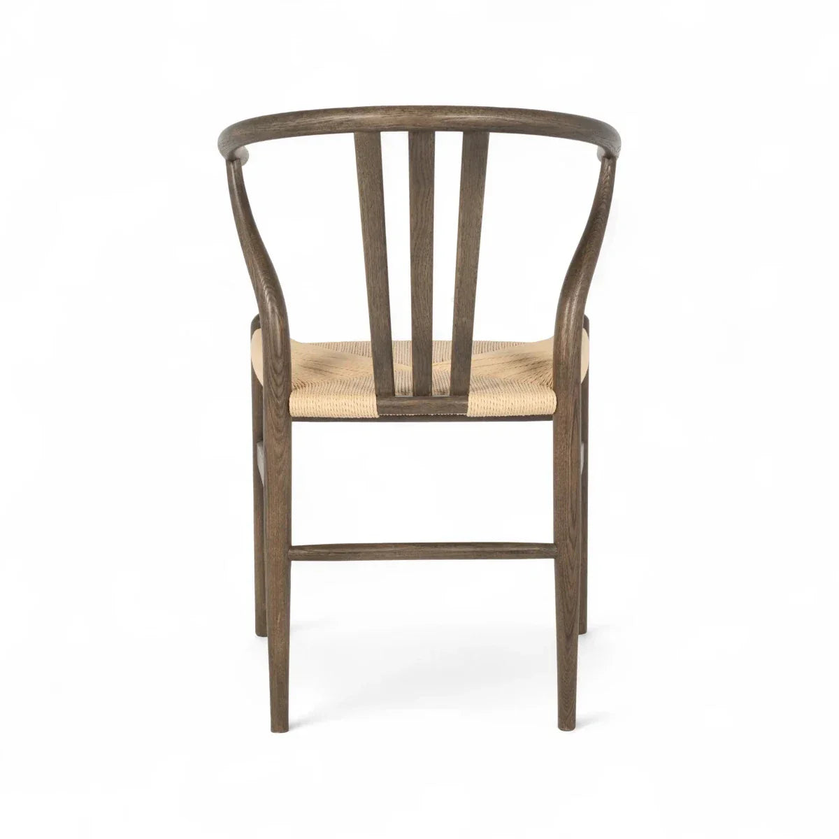 2er Set Esszimmerstühle Nikoline mit Geflechtsitz - Räuchereiche