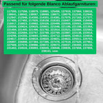 Blanco Siebkörbchen 18 Schlitze 3,5" Excenter 119146