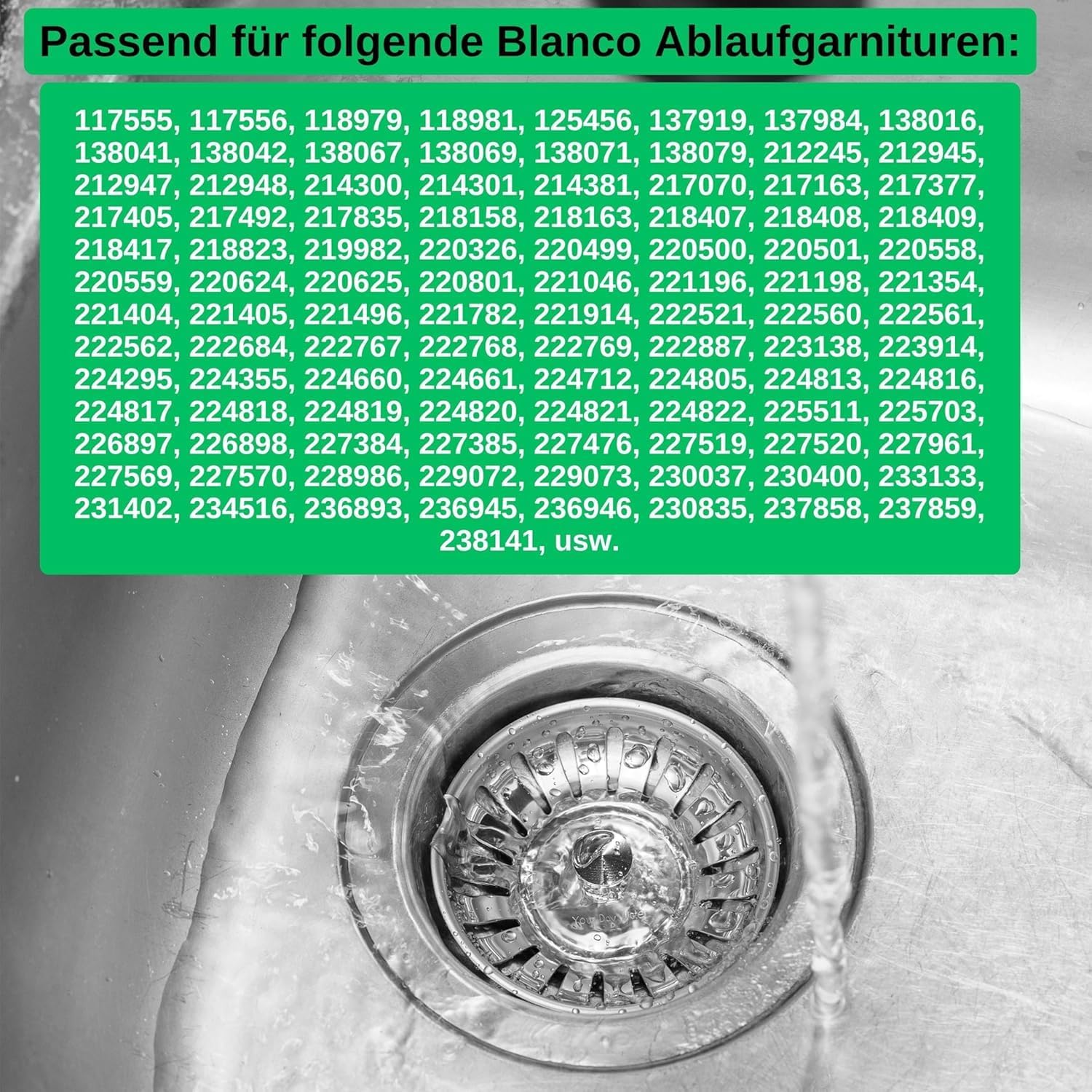 Blanco Siebkörbchen 18 Schlitze 3,5" Excenter 119146