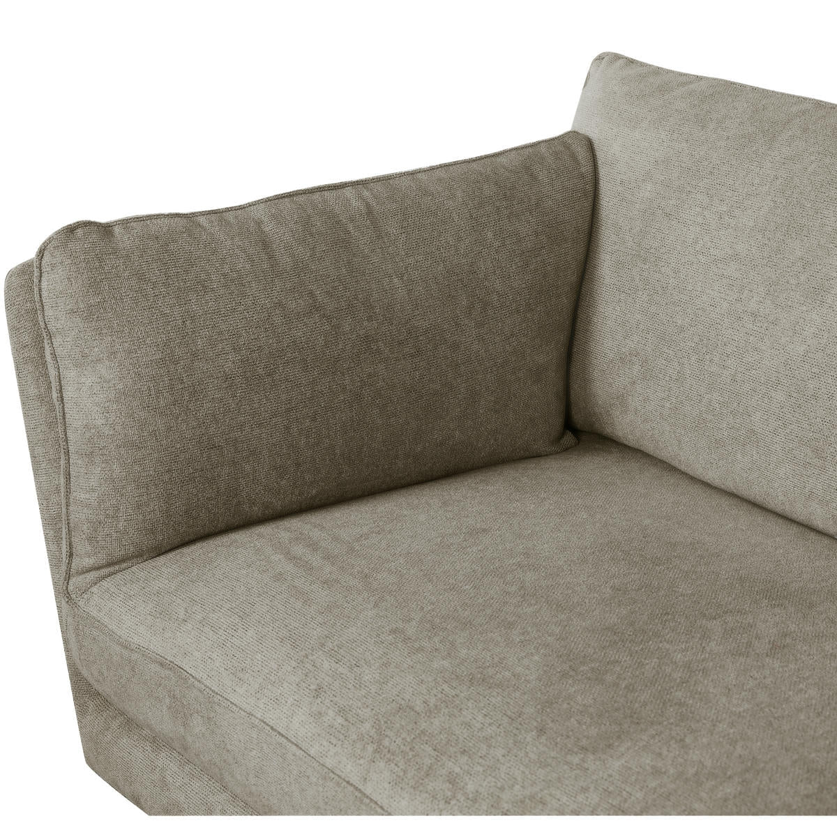 2-Sitzer Sofa - Stoffbezug Beige