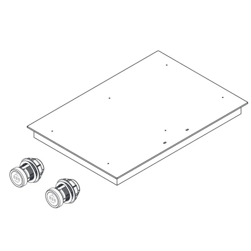 PKAS3FI - BORA Professional 3.0 Set Flächeninduktion (1x PKAS3, 2x PKFI3, 1x EFBV90, 1x EFS375, 1x EFV)