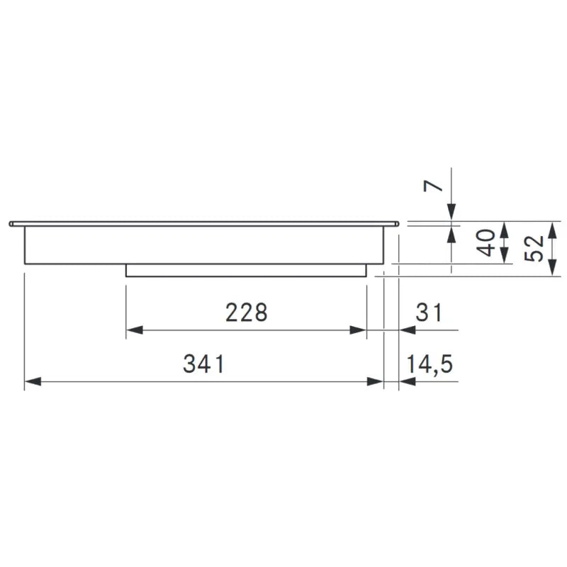 PKAS3FIR - BORA Professional 3.0 Set Flächeninduktion Rough (1x PKAS3, 2x PKFI3R, 1x EFBV90, 1x EFS375, 1x EFV)