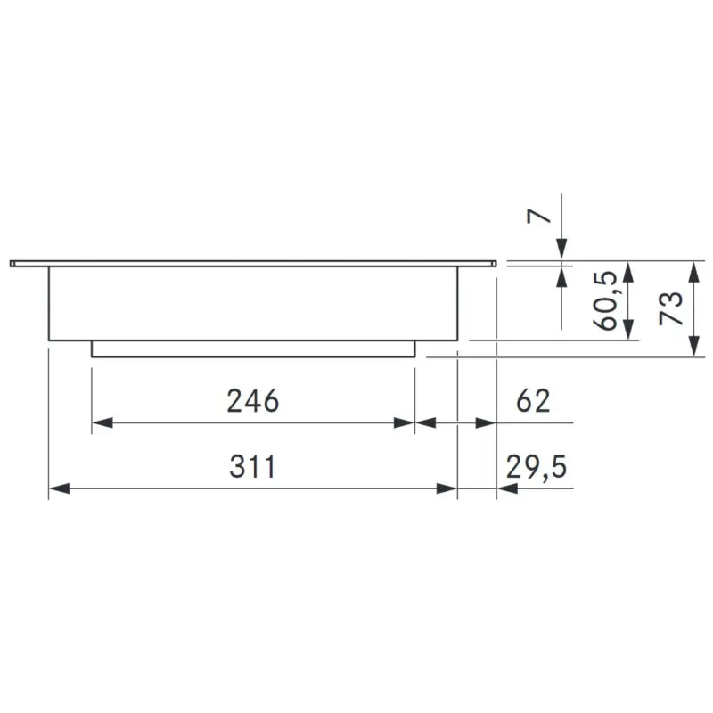 PKAS3FIT - BORA Professional 3.0 Set Flächeninduktion Tepan (1x PKAS3, 1x PKFI3R, 1x PKT3, 1x EFBV90, 1x EFS375, 1x EFV)