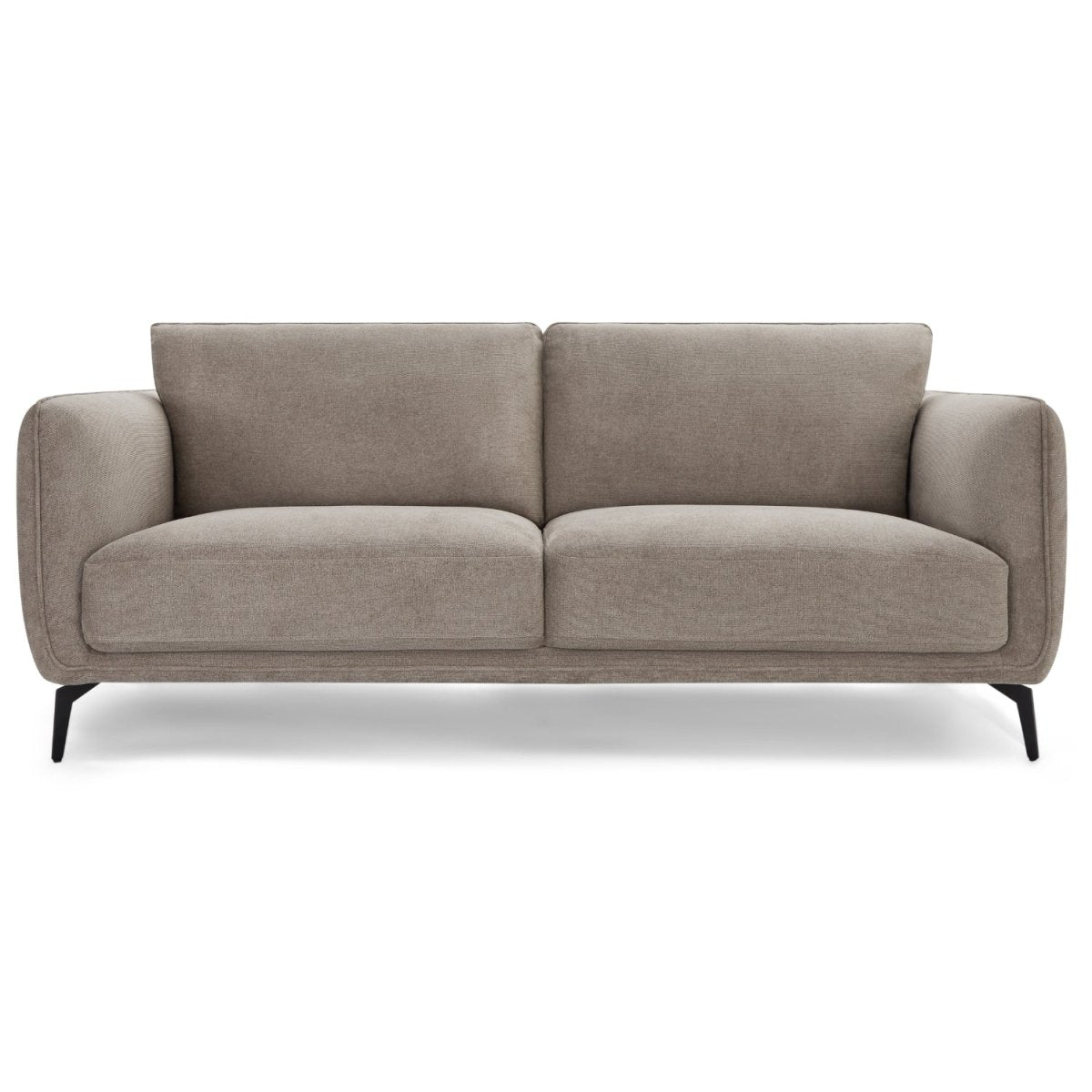 Couchgarnitur 3+2 Sofa - Stoffbezug Taupe