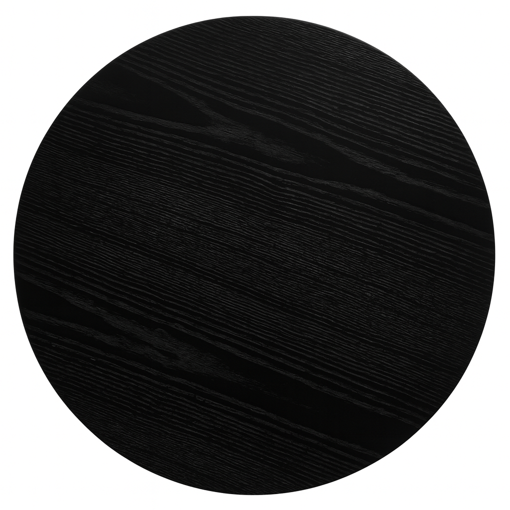Couchtisch 2er Set ø45/60 cm - Eiche Schwarz