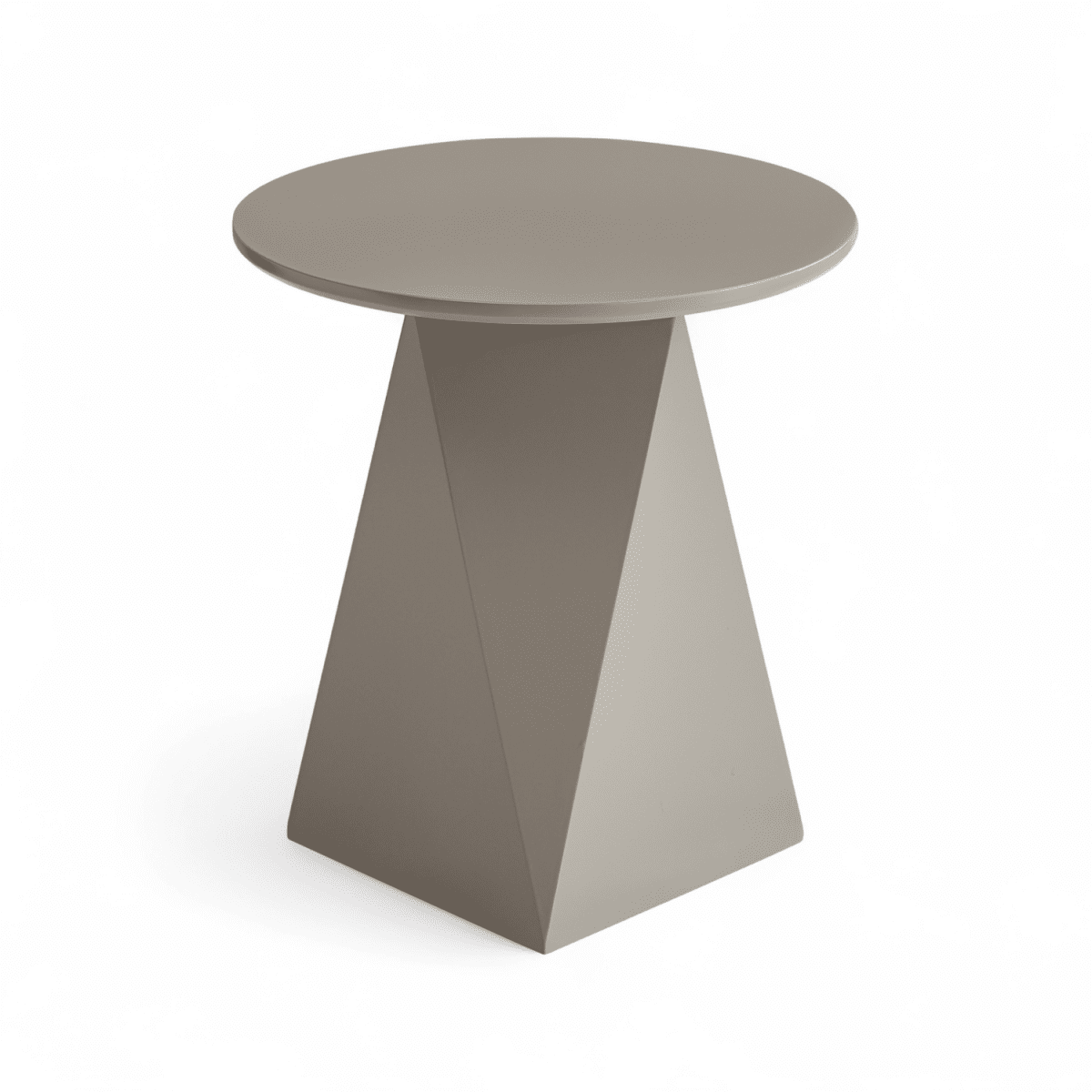 Couchtisch 2er Set ø50/80 cm - Taupe