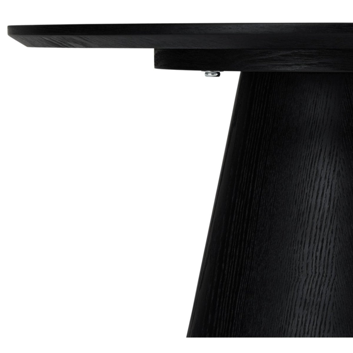 Couchtisch 3er Set ø80/60/45 cm - Eiche Schwarz