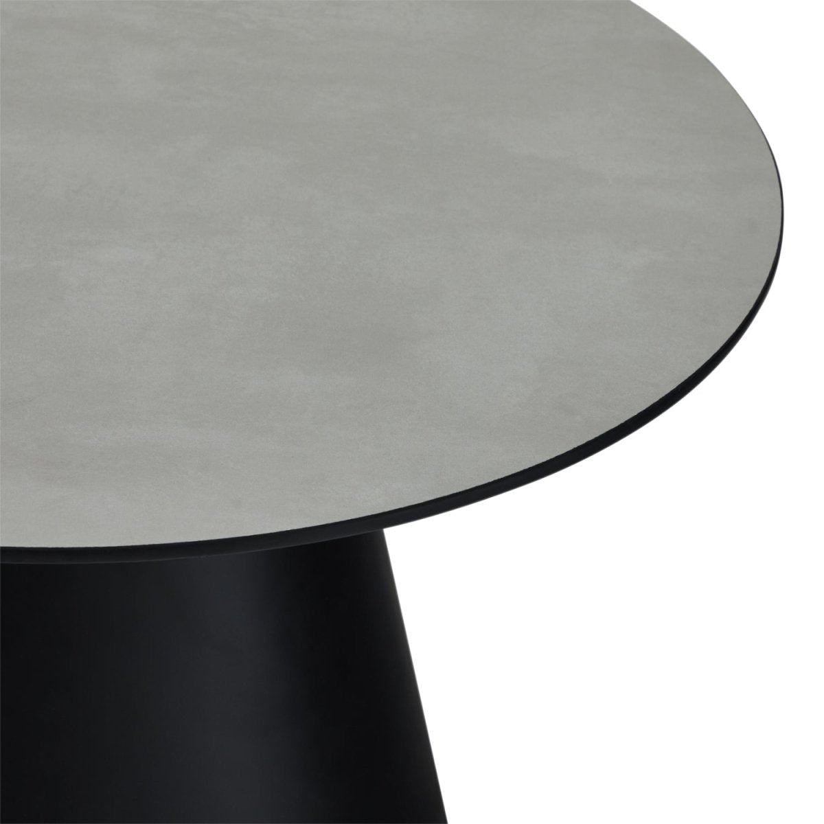 Couchtisch 3er Set ø80/60/45 cm - Marmoroptik Hellgrau