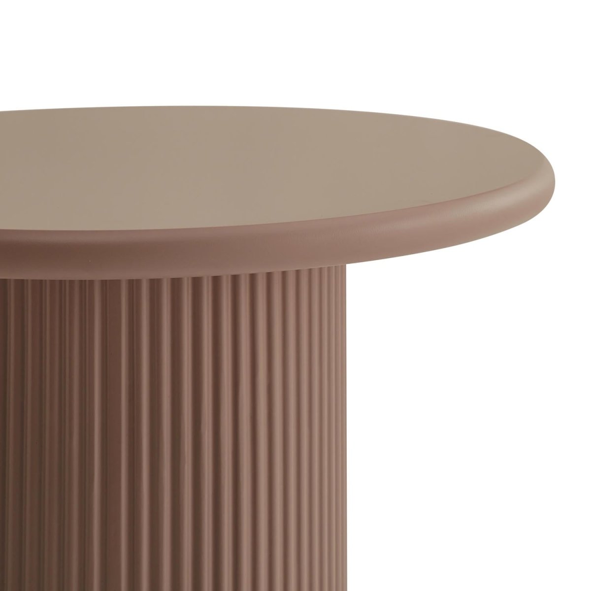 Couchtisch Nierenförmig 130x70 cm - Mocca Mousse