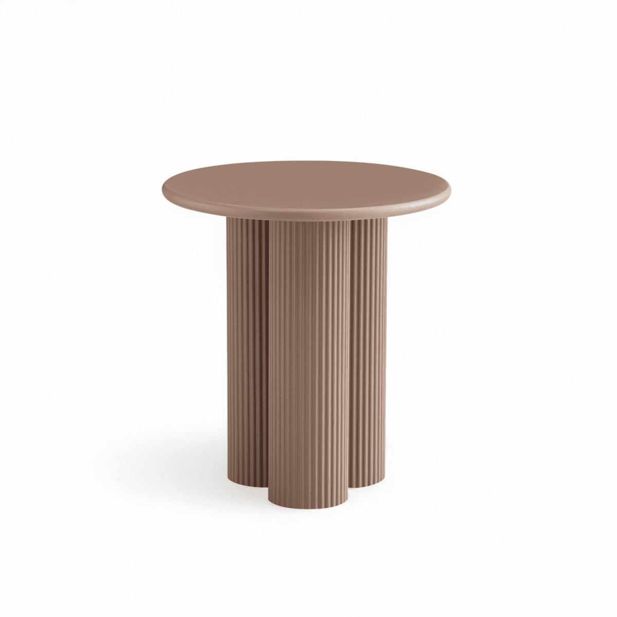 Couchtisch Rund ø50 cm - Mocca Mousse