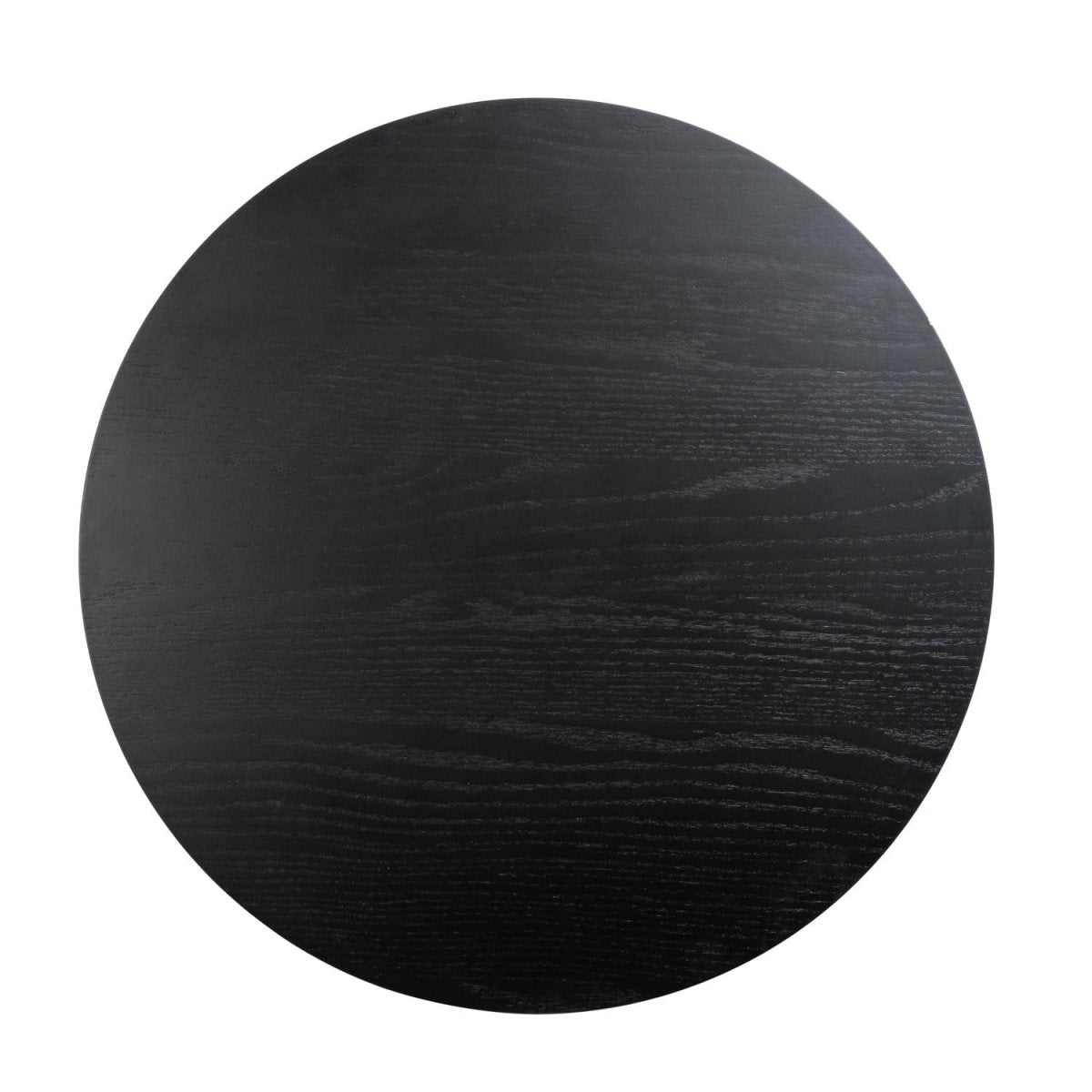 Couchtisch Rund ø60 cm - Eiche Schwarz