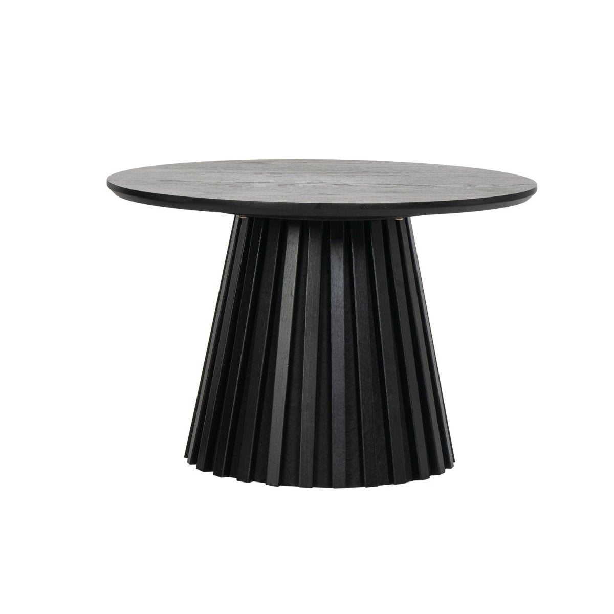 Couchtisch Rund ø60 cm - Eiche Schwarz
