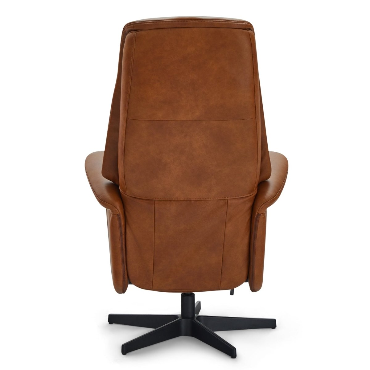 Manueller Relaxsessel - Echtleder Cognac Braun