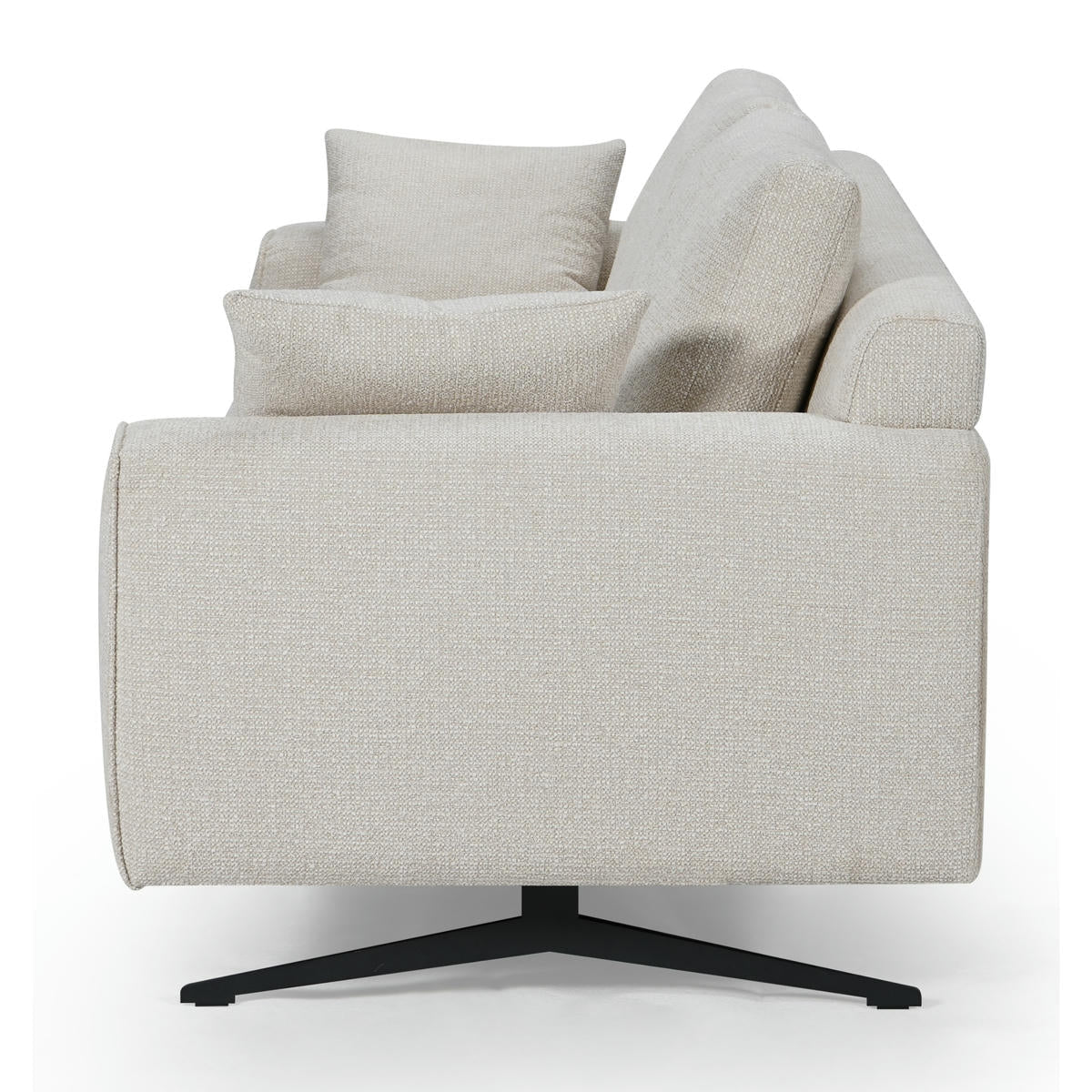 3-Sitzer Sofa - Stoffbezug Beige