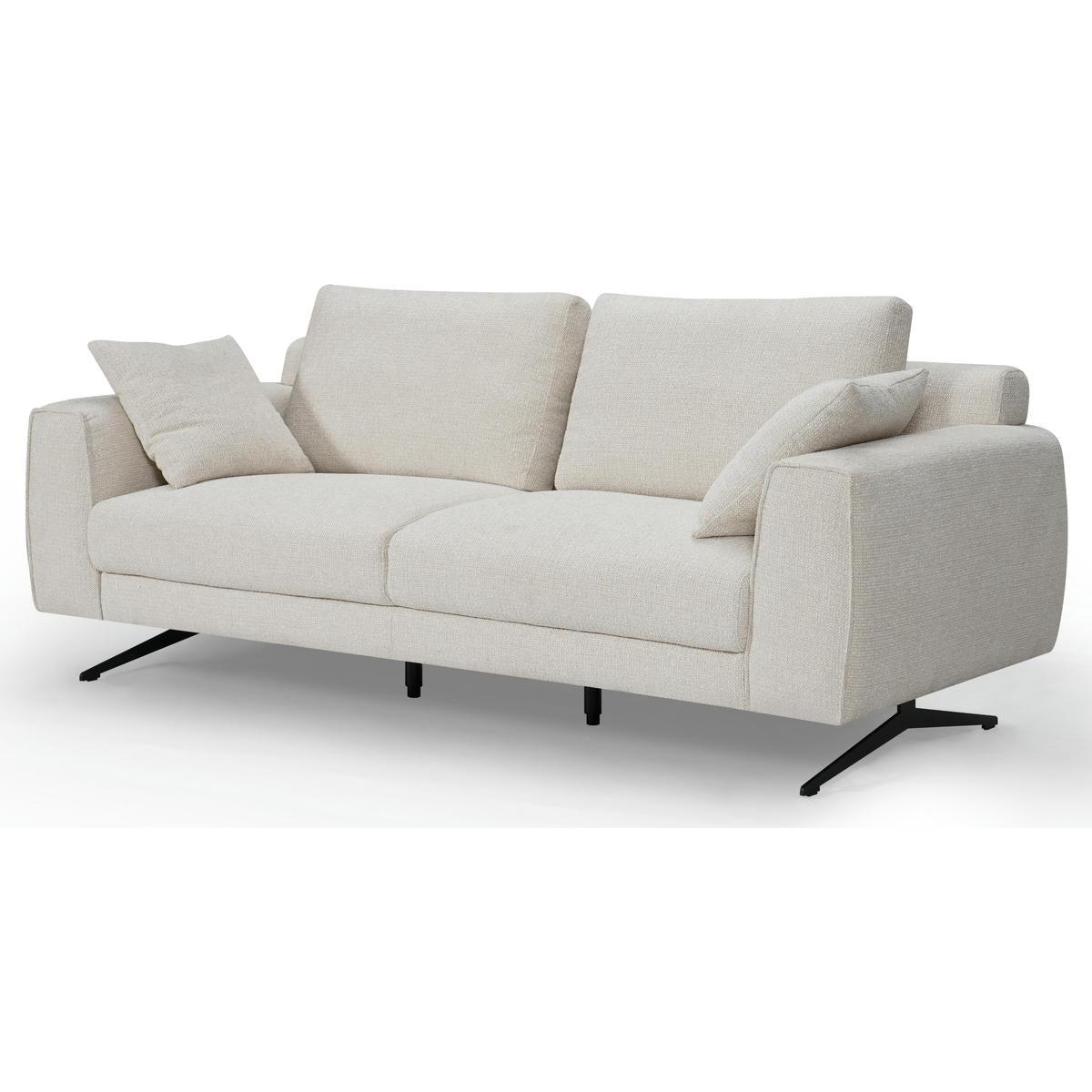 3-Sitzer Sofa - Stoffbezug Beige