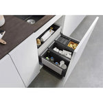 BLANCO Einbaumülleimer Select II 60/4 Orga, 526211, 60cm Schrankbreite, Kunststoff, 2x 15 & 2x 6 Liter