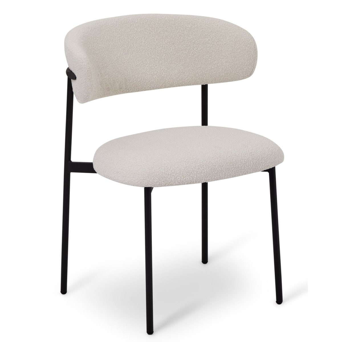 Essgruppe mit 4 Stühle und Esstisch - ø120 cm Wildeiche