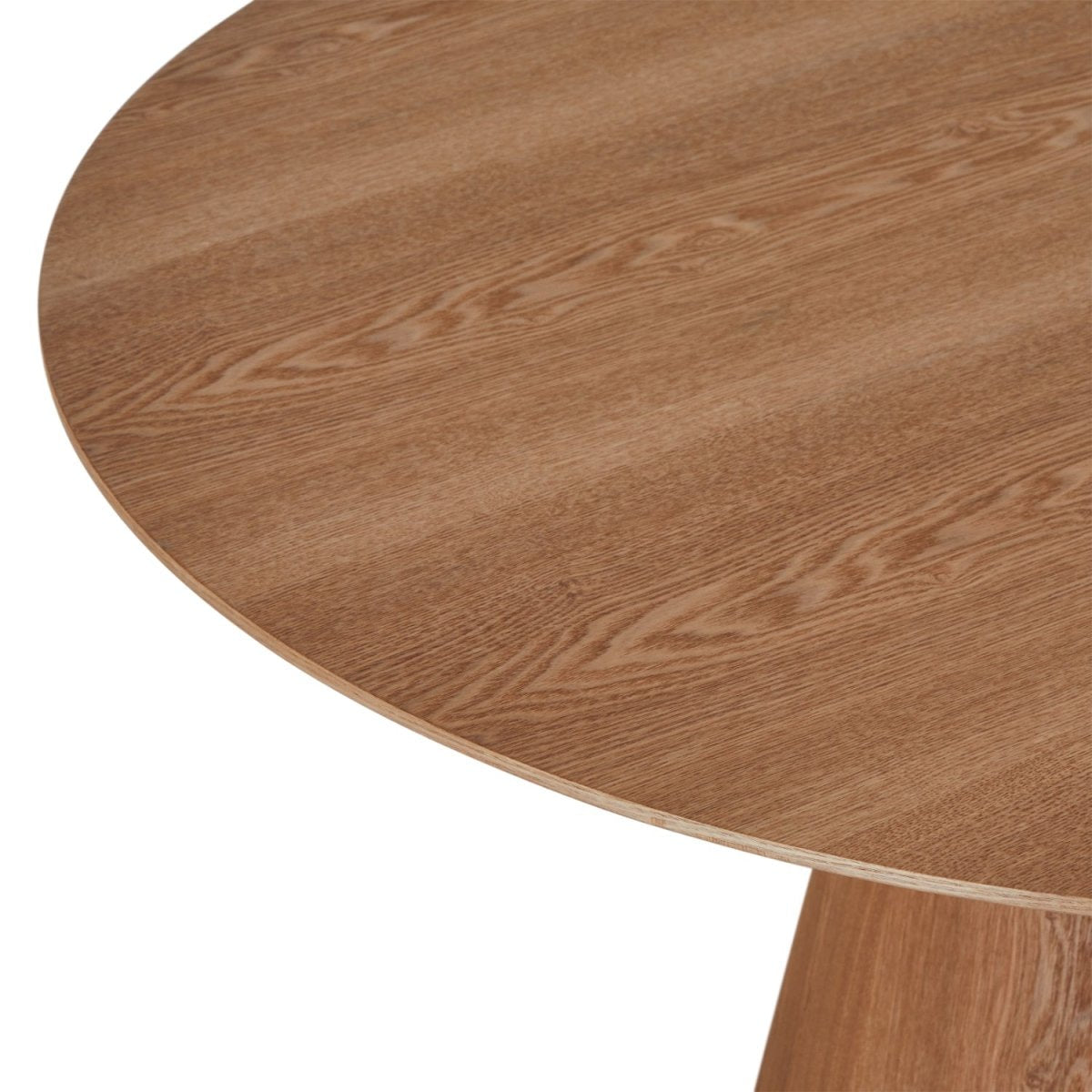 Essgruppe mit 4 Stühle und Esstisch - ø120 cm Wildeiche