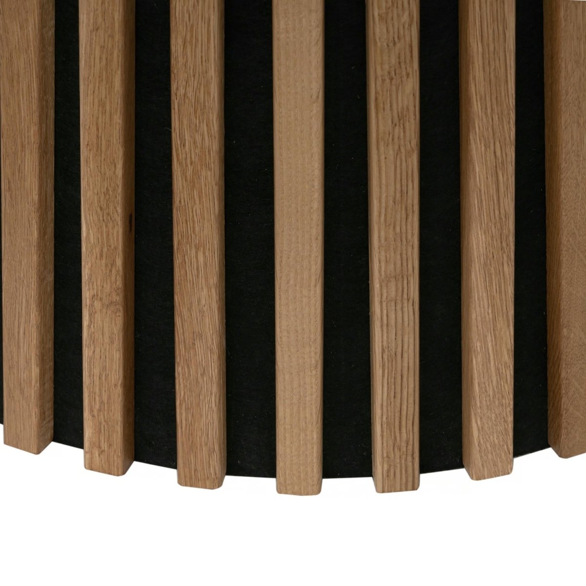 Essgruppe mit 4 Stühle und Esstisch - ø140 cm - Ausziehbar bis 240 cm Wildeiche