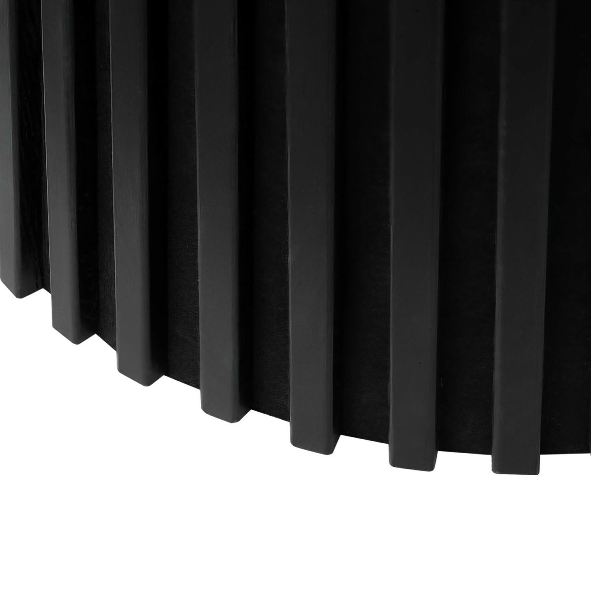 Essgruppe mit 6 Stühle und Esstisch - ø120 cm - Ausziehbar bis 220 cm Schwarz