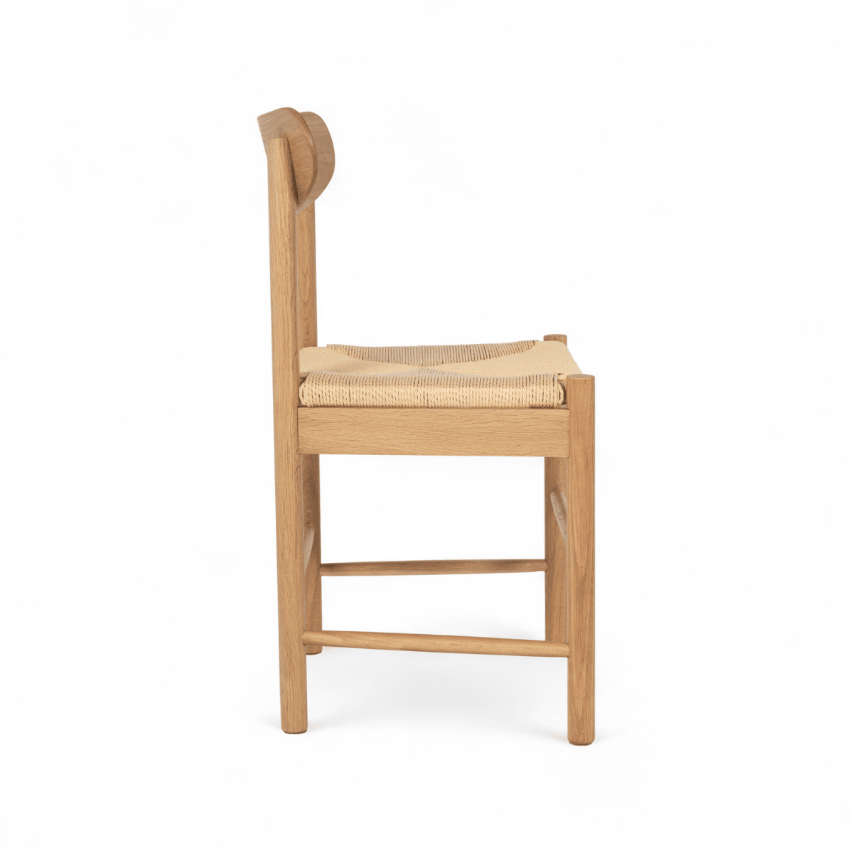 Essgruppe mit 6 Stühle und Esstisch - ø120 cm - Ausziehbar bis 220 cm Wildeiche