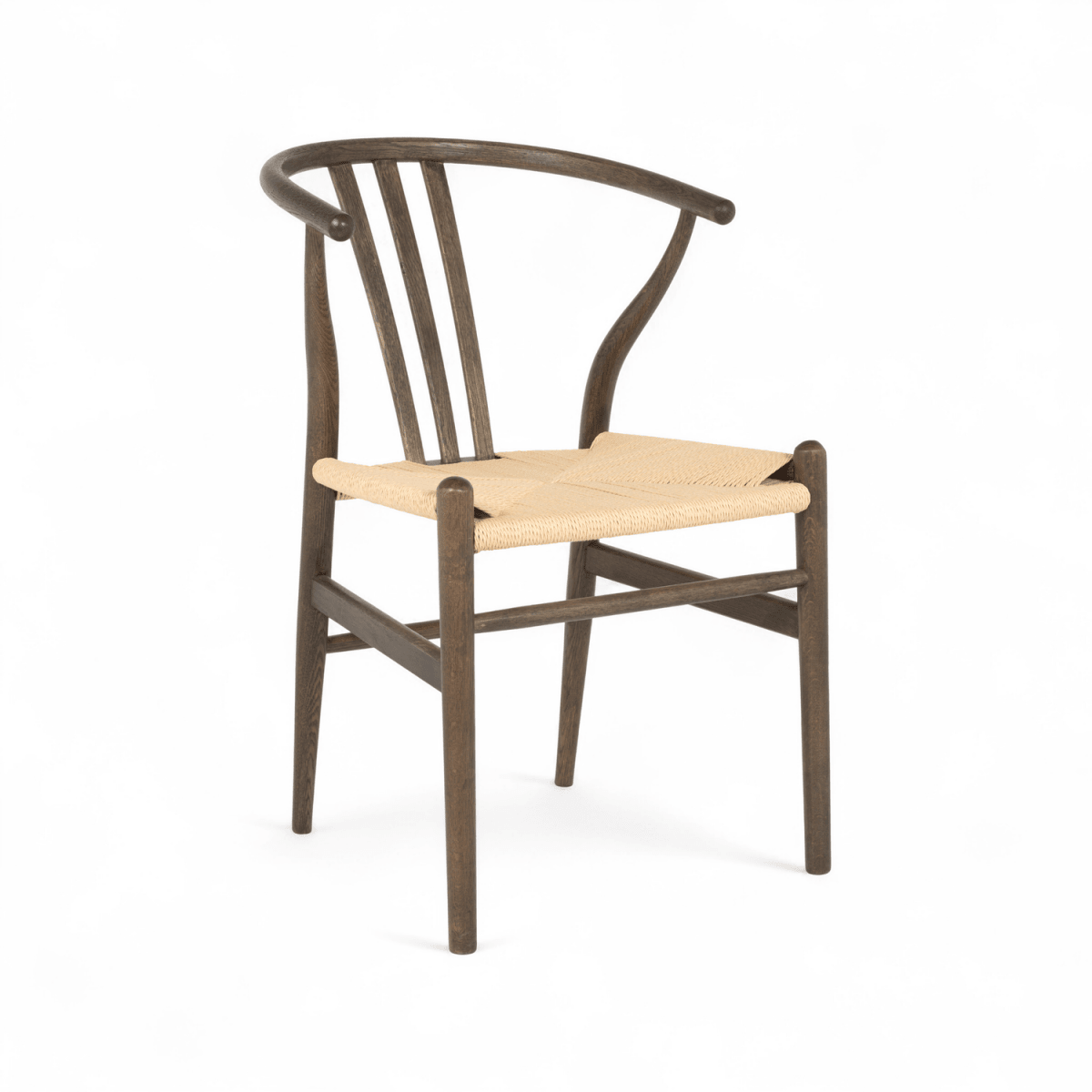 Essgruppe mit 6 Stühle und Esstisch - ø140 cm - Ausziehbar bis 240 cm Räuchereiche