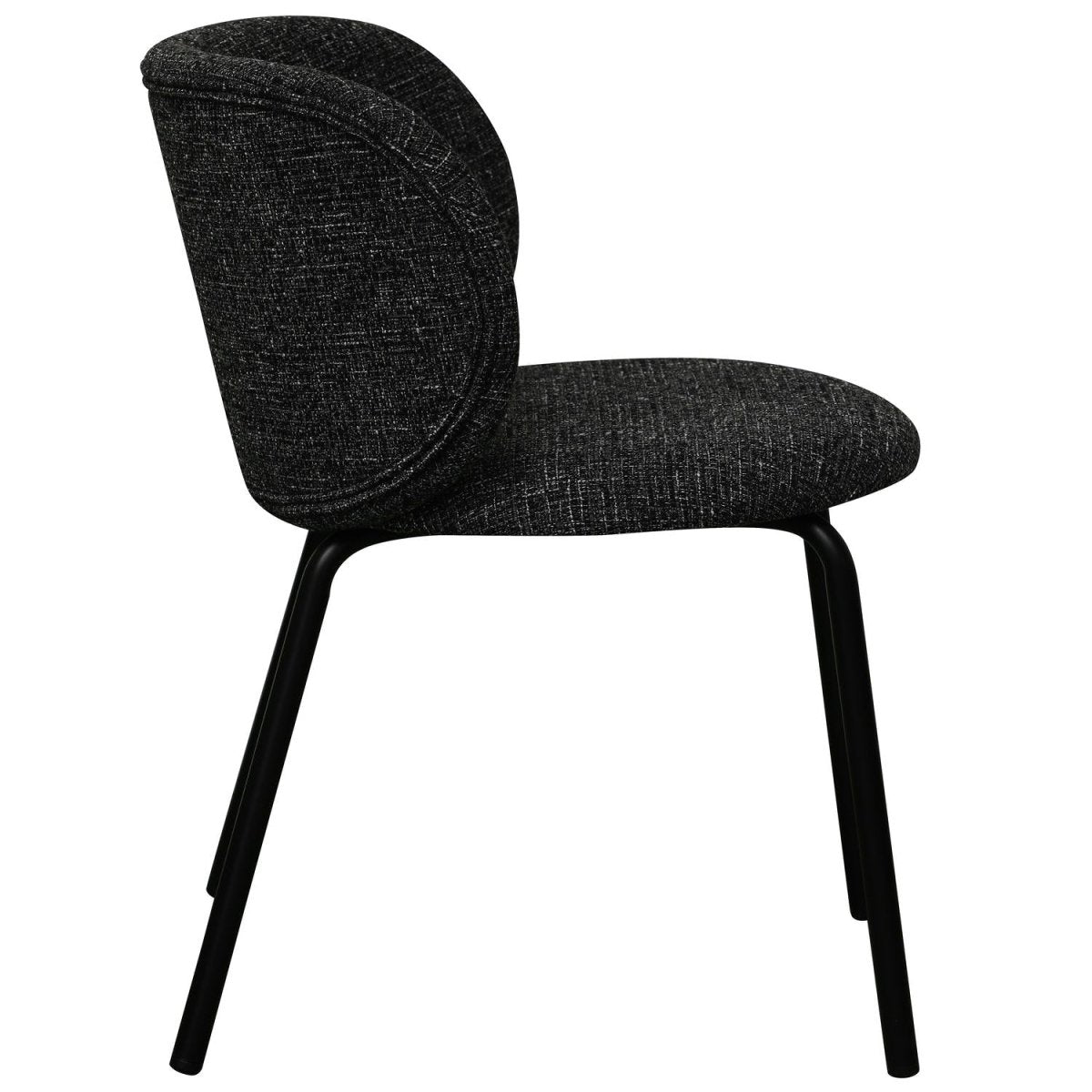 2er Set Esszimmerstühle - Schwarz