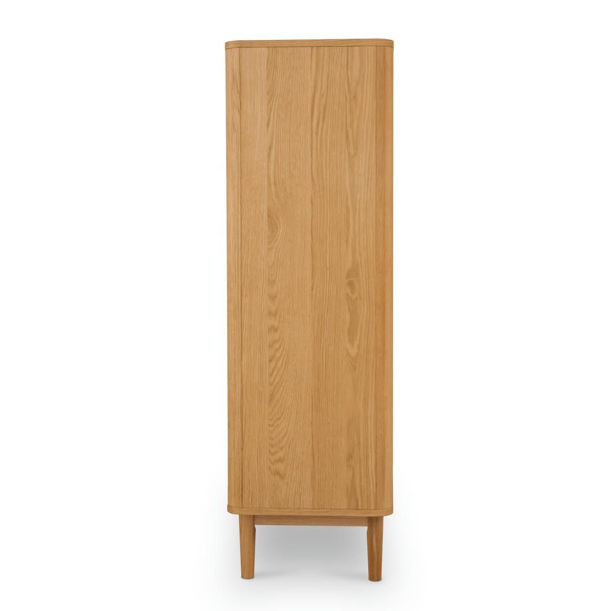 Highboard mit LED-Beleuchtung - 123 cm breit - Wildeiche
