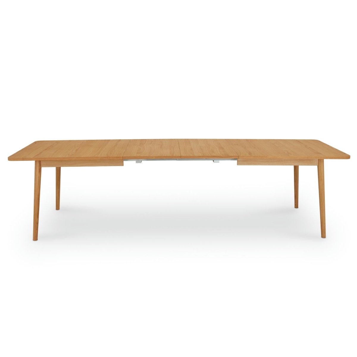 Rechteckiger Esstisch 200x100 cm - Ausziehbar bis 300 cm - Wildeiche