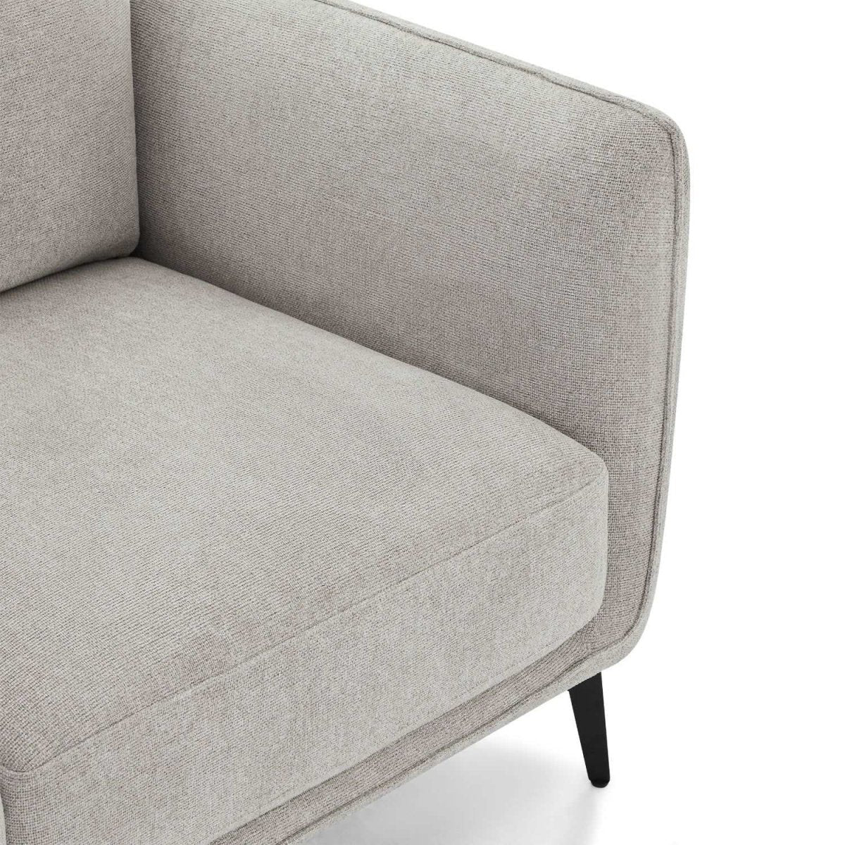 2-Sitzer Sofa - Stoffbezug Grau