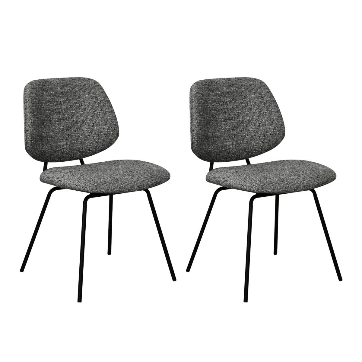 2er Set Esszimmerstühle - Grau