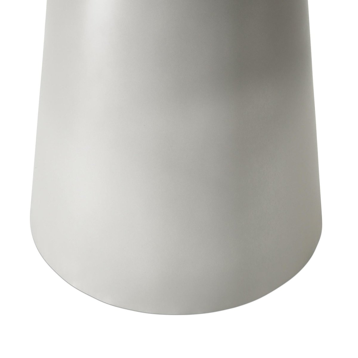 Couchtisch Rund ø45 cm - Travertine-Optik Grau