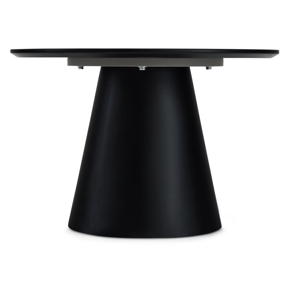 Couchtisch Rund ø60 cm - Marmoroptik Hellgrau