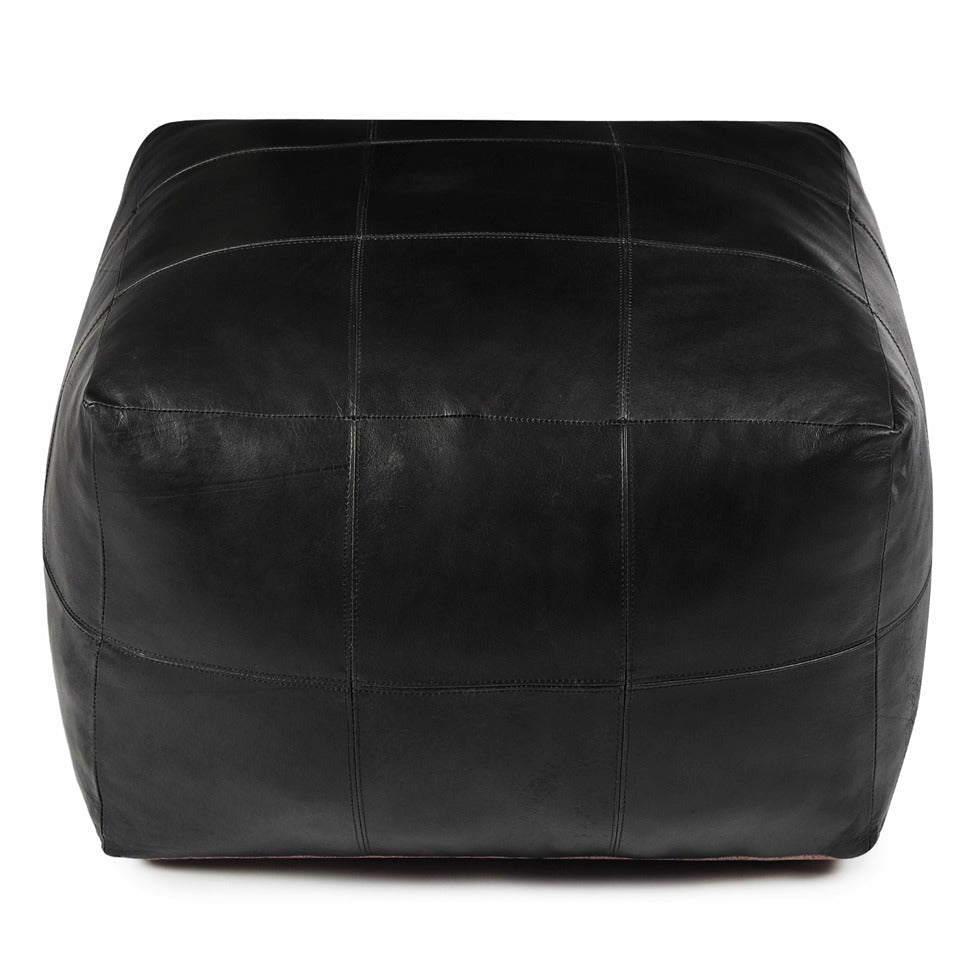 Tenna Pouf 75x75x45 cm - Schwarz