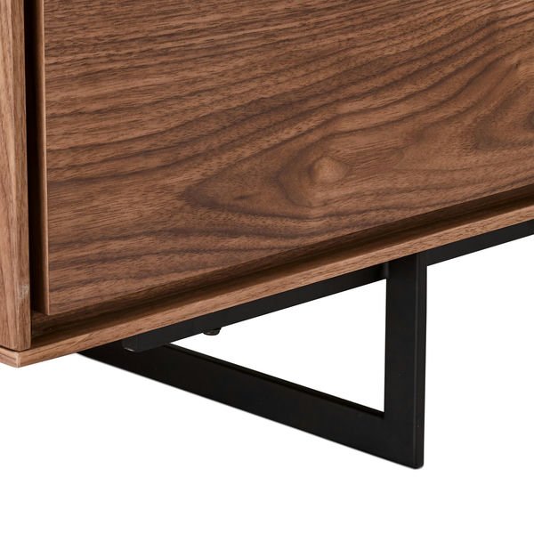 Sideboard mit 4 Türen - 205 cm breit - Amerikanische Walnuss